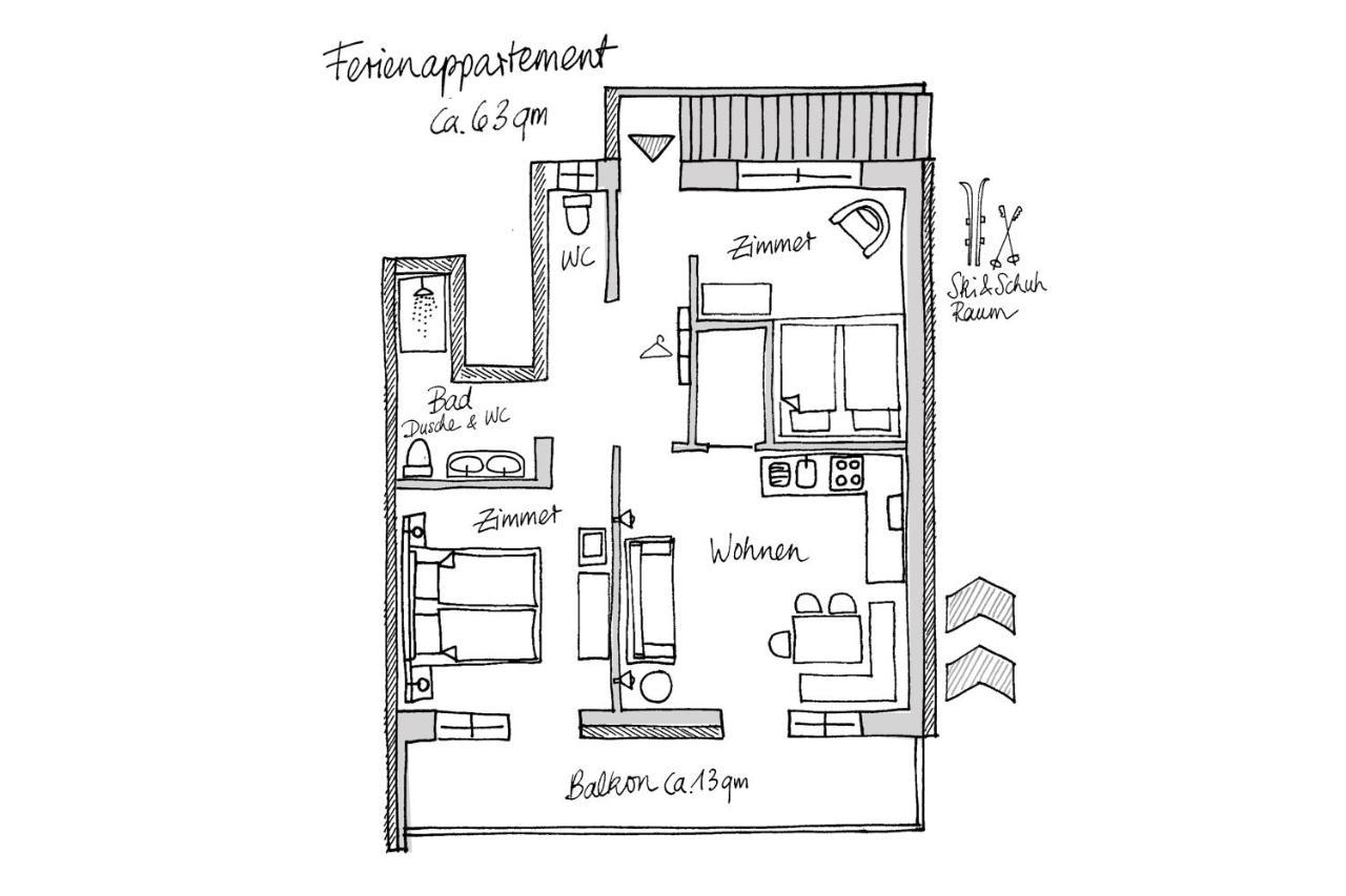 Ferienappartement Bergliebe Grossarl Eksteriør bilde